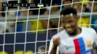 Tras la reanudación: Ansu Fati y Dembelé anotaron el 4-0 de Barcelona vs. Cádiz [VIDEO]