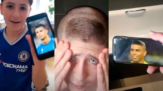 Le hizo el peinado del ‘Gordo’: ex Chelsea le jugó cruel broma a su hijo que quiso el look de Cristiano  [VIDEO]