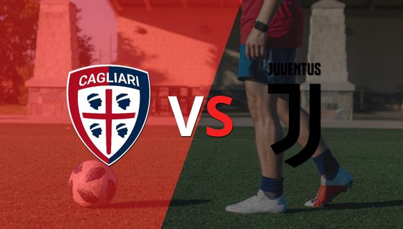 Al comienzo del segundo tiempo Cagliari y Juventus empatan 1-1