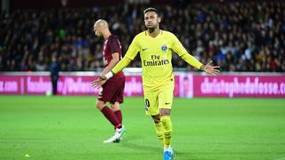 Faltabas tú: Neymar marcó el tercero del PSG ante el Metz tras magistral remate [VIDEO]
