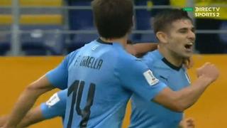 Pivoteo y a celebrar: gol de Acevedo para 1-0 de Uruguay ante Honduras por Mundial Sub 20 [VIDEO]
