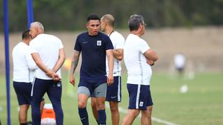 En solitario: Deza entrena al margen del plantel de Alianza Lima