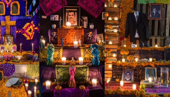 El altar de muertos es una especie de “portal” por el que los difuntos podrán visitar a sus seres queridos en casa (Foto: Reuters)
