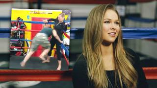WWE: ¿Ronda Rousey, excampeona UFC, entrena para luchar en WrestleMania 32? (VIDEO)