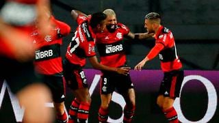 Pie y medio en ‘semis’: Flamengo goleó a Olimpia por cuartos de Copa Libertadores