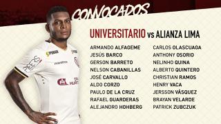 Los convocados de Ángel Comizzo para el clásico ante Alianza Lima en el Monumental