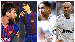 ¿Quién gana? Los onces históricos del Barcelona y Real Madrid en los 'Clásicos' [FOTOS]