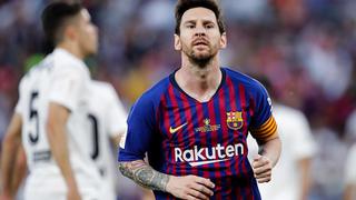 El balón busca al Rey: Messi descontó en la Final Copa del Rey ante el Valencia [VIDEO]