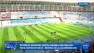 Como una alfombra: así luce el césped del Estadio Nacional para el duelo entre S. Cristal vs. Melgar