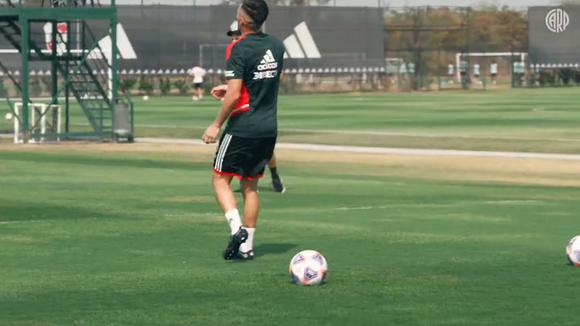 River Plate gets ready for the match against Godoy Cruz. (Video: River Plate)