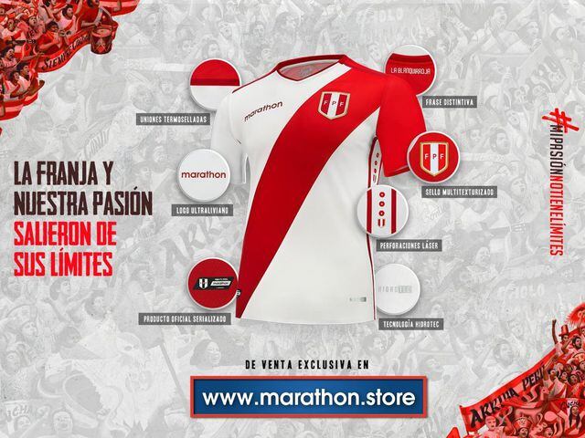 Todos los detalles de la camiseta de la Selección Peruana