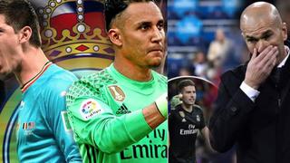 ¡Tiene a su favorito! Zidane zanja debate entre Courtois, Navas y Luca por la portería del Real Madrid