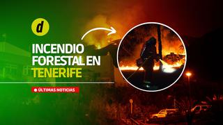 Incendio en Tenerife, en directo: ralentiza avance y zonas afectadas