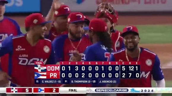 Resumen del República Dominicana vs. Puerto Rico por la Serie del Caribe 2024 (Video: @BeisbolPlay).