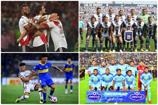 Los clubes del 2023 con más participaciones en la Copa Libertadores.