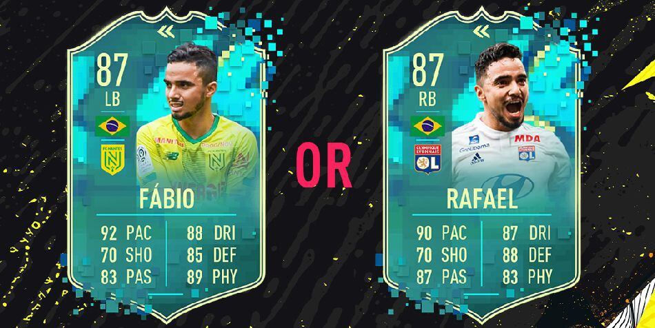 FIFA 20: Fábio y Rafael de Ligue 1 están disponibles en Ultimate Team