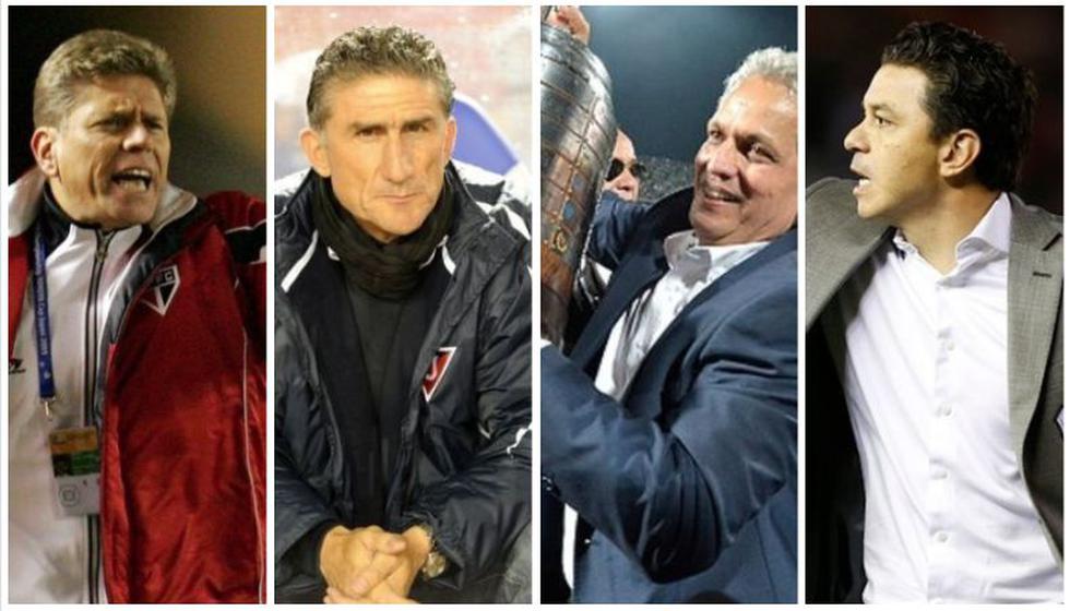 River Plate vs. Boca Juniors: los últimos 20 entrenadores campeones de la Copa Libertadores. (Foto: AFP)