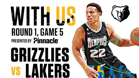 Memphis Grizzlies vs. Los Angeles Lakers juegan por la NBA (Video: @memgrizz).