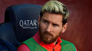 Lionel Messi volvió a tener arcadas: en el banquillo de Barcelona