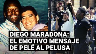 Diego Maradona: el emotivo mensaje de Pelé a una semana de la muerte del ‘Pelusa’