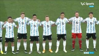 Todos con la ‘10′: el emotivo homenaje de la Selección Argentina Sub 23 a Diego Maradona [VIDEO]