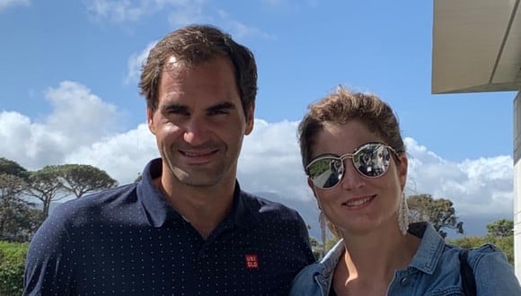 Roger Federer y su esposa Mirka Vavrinec. (Foto: Instagram)