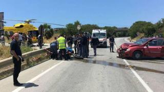 En estado crítico:policía fue hospitalizado tras ser atropellado en el Giro de Italia