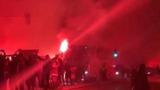 Una caldera: así fue la llegada del Atlético al Wanda para partidazo ante Liverpool [VIDEO]