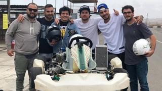 Paolo Guerrero demostró que la conoce corriendo karts [VIDEO]