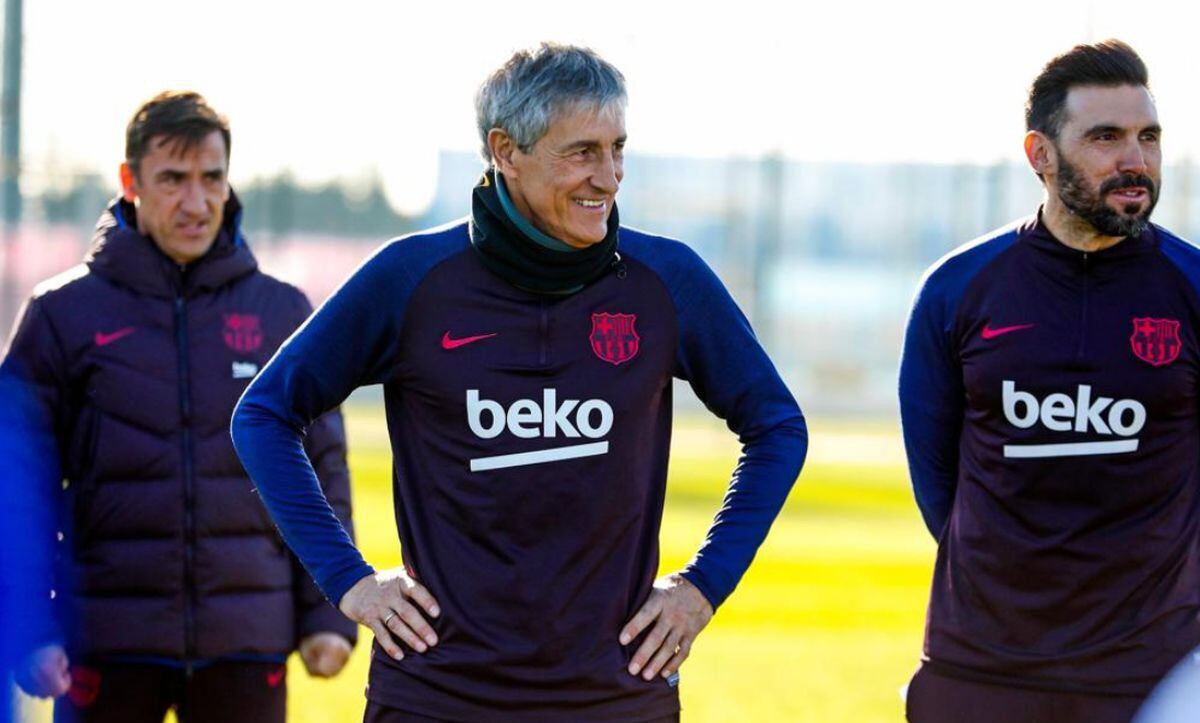 Quique Setién firmó con el FC Barcelona hasta el 2022. (FC Barcelona)