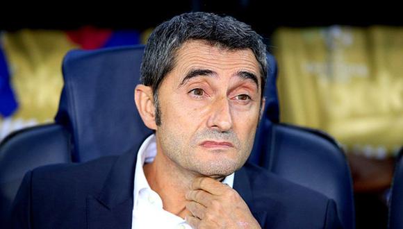 Ernesto Valverde cumple su tercera temporada al mando del Barcelona. (Getty)