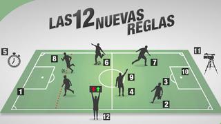 Aprende las 12 nuevas reglas del fútbol con este gráfico interactivo