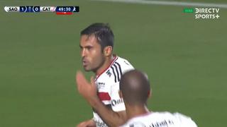 Aumenta la ventaja: Éder anotó de penal el 2-0 de Sao Paulo vs. U. Católica [VIDEO]
