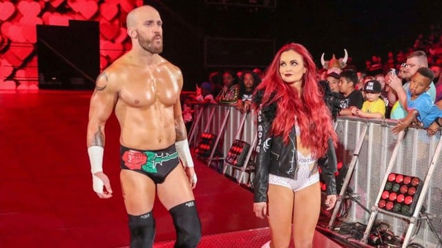 Maria Kanellis y Mike Bennett. (WWE)