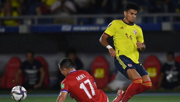 Chile perdió 3-1 con Colombia, por la décima fecha de las Eliminatorias. (Foto: AFP).
