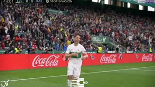 Tras error de Pedri: Fidel marca el 1-0 ‘franjiverde’ en el Barcelona-Elche [VIDEO]