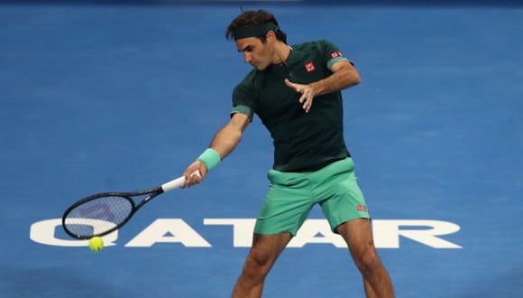 Federer tuvo regreso triunfal tras 13 meses de ausencia en el ATP 250 de Doha. (Difusión)