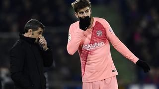 ’’Si lo veo bien jugará, y si no, lo hará otro’’: Ernesto Valverde advierte a Piqué previo al Barza-Leganés