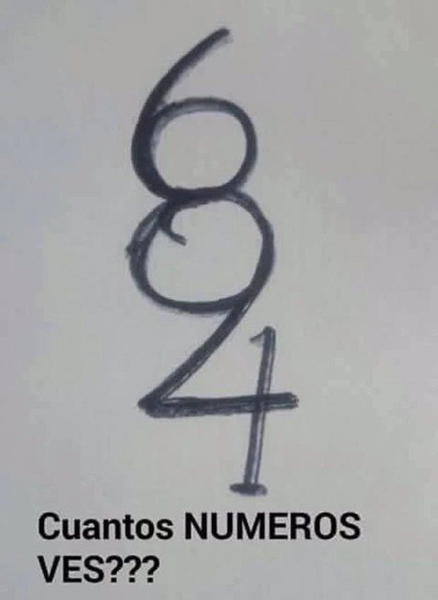 ¿Cuántos números hay en la imagen de este acertijo visual? Resuelve este acertijo visual. (Foto: Facebook)