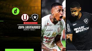 Universitario vs Botafogo: mejores cuotas de apuestas deportivas