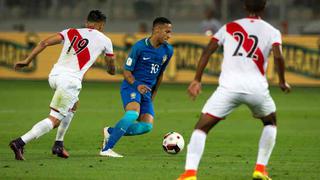 Perú ante Brasil: Neymar no pudo lucirse ante la defensa bicolor