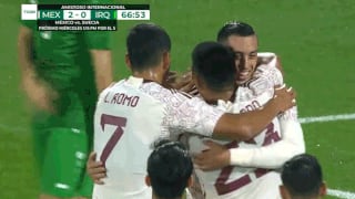 Ya es goleada en Girona: Jesús Gallardo marcó el 3-0 en el México vs. Irak [VIDEO]