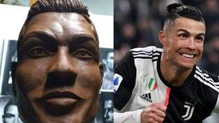 A su imagen y semejanza: hincha hizo una estatua de chocolate de Cristiano Ronaldo y ya es viral [FOTO]
