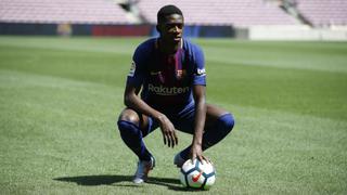 Un nuevo inicio: Ousmane Dembélé fue presentado como el nuevo fichaje del FC Barcelona
