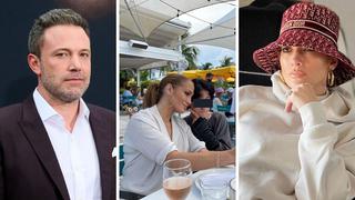 Ben Affleck e hija de Jennifer Lopez  salen de compras y menor causa polémica por su rostro