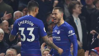 Eden Hazard anota el que sería, quizá, el mejor gol del año en la Premier League