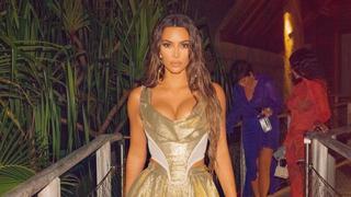 Kim Kardashian festejó su cumpleaños con 40 invitados en una isla privada