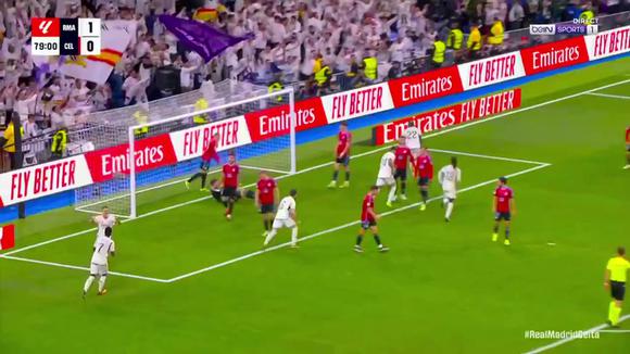 Autogol de Vicente Guaita para el 2-0 de Real Madrid vs. Celta. (Video: bein sports)