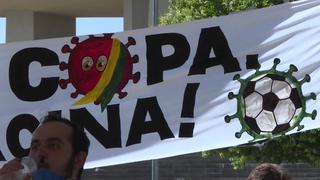 Brasil: Gritos de gol y de protesta durante el primer día de la Copa América