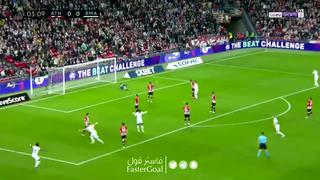 Una auténtica locura: golazo de Benzema para el 1-0 del Madrid vs. Athletic Club [VIDEO]